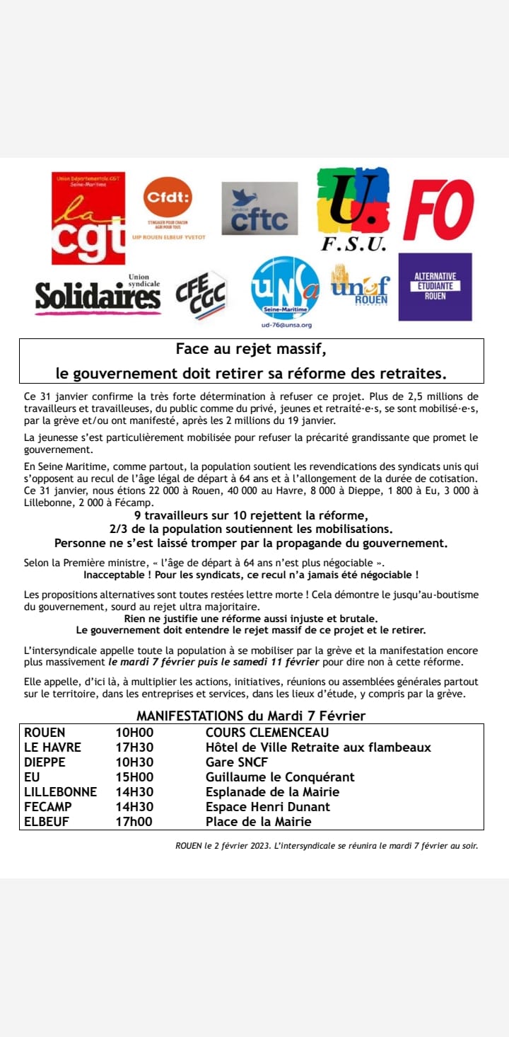 Face au rejet massif, le gouvernement doit retirer sa réforme des retraites