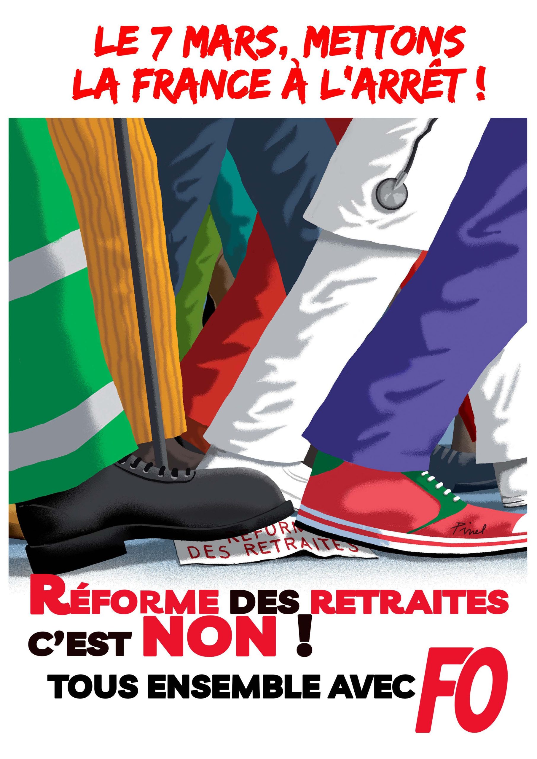 Lire la suite à propos de l’article Le 7 mars, mettons la France à l&rsquo;arrêt !